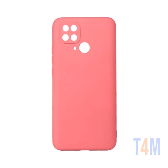 Silicone Case with Camera Shield for Xiaomi Redmi 10c Pink